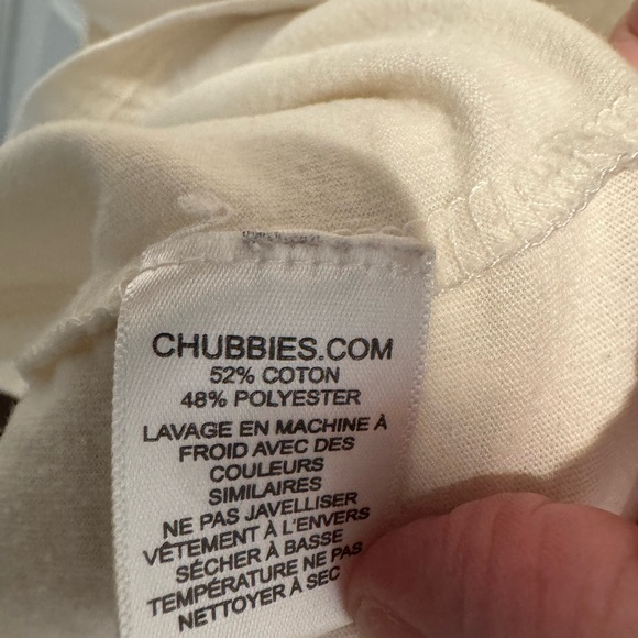 Chubbies Cream Neon Graphic Palm Tree T-Shirt Size XXL - Picture 8 of 11